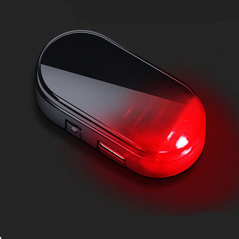 Aurinkoenergialla toimiva auton turvavalo (2 kpl)
