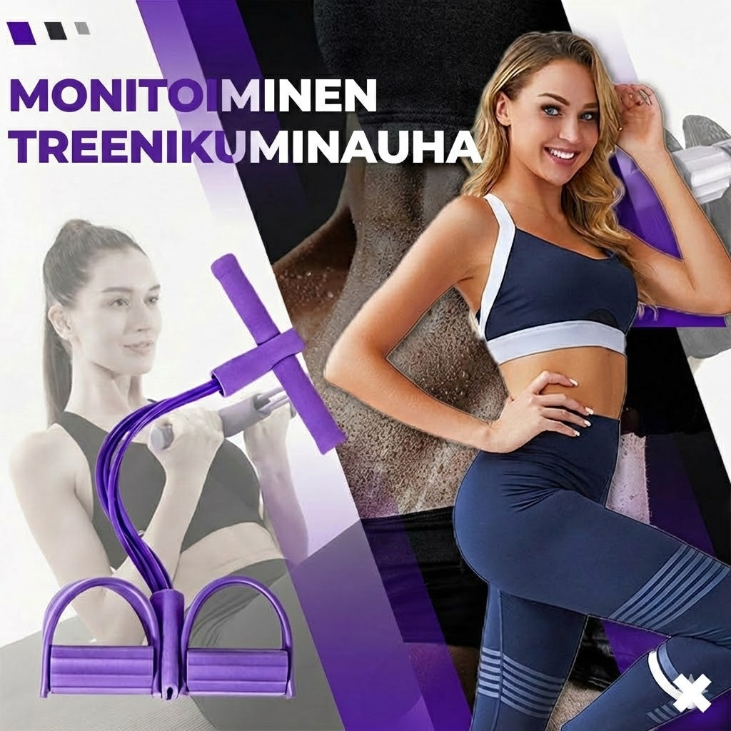 Istumaannousutreeni kotiin: Vatsalihakset kiinteytettynä