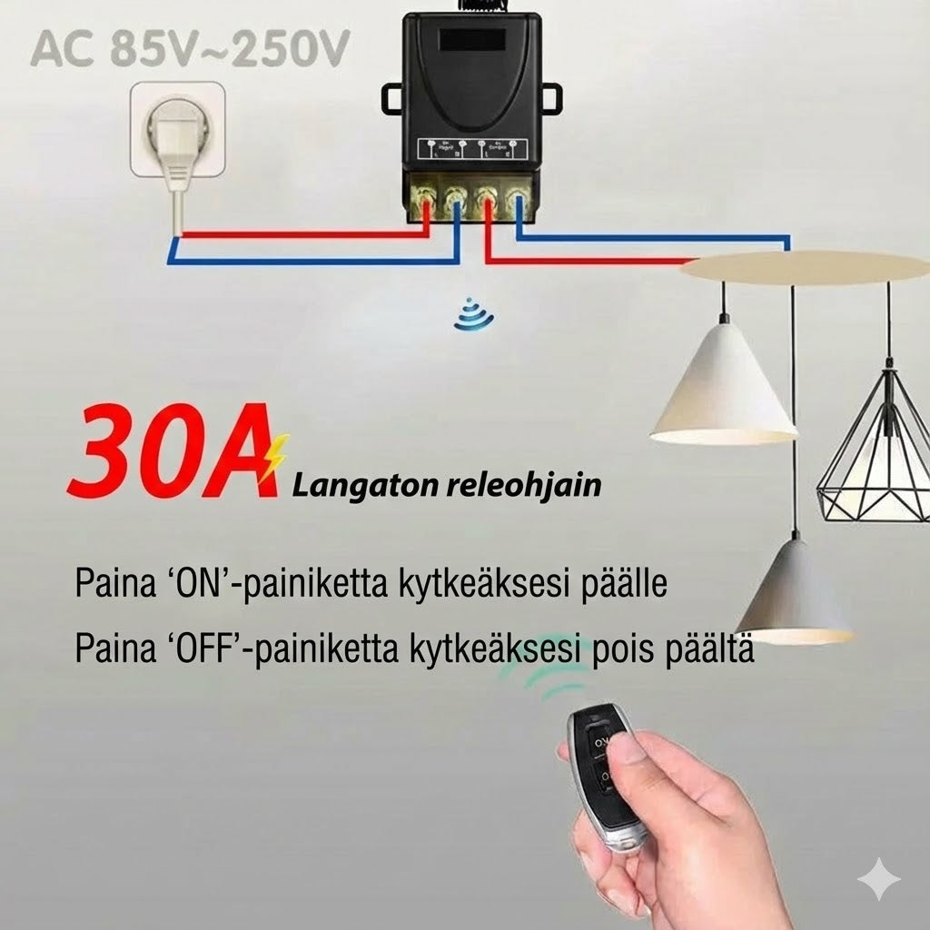 Langaton kytkinsarja: Asenna ilman kaapeleita