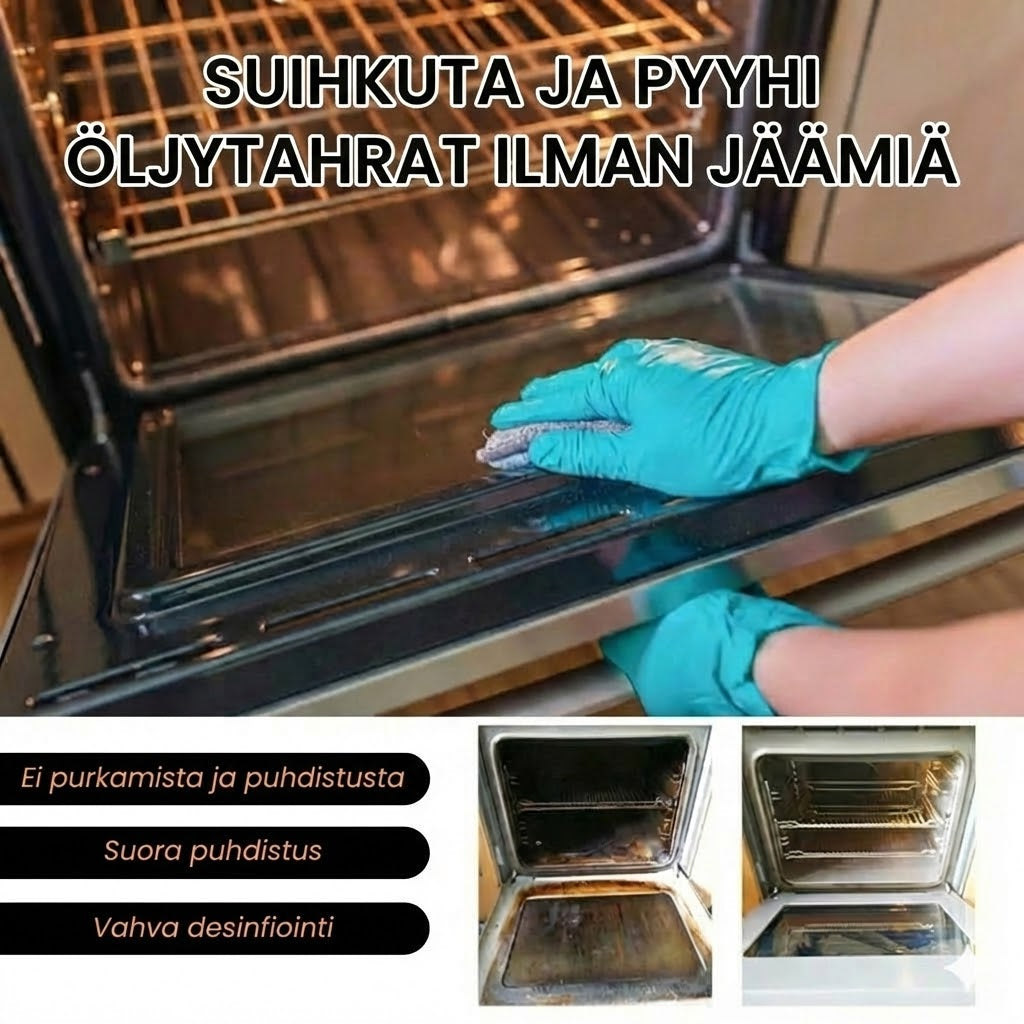 Uunin ja grillin puhdistussuihke