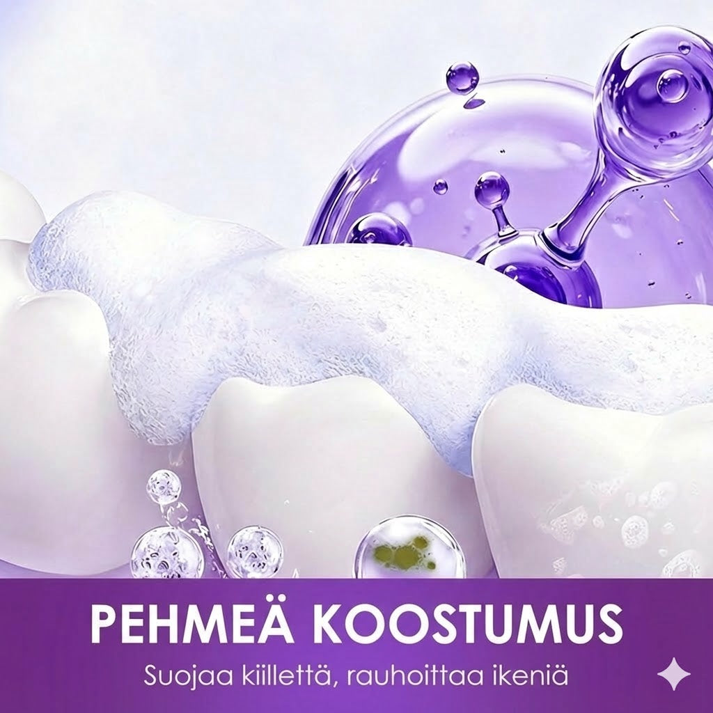 Lysotsyymi kirkastava tahranpoistohammastahna