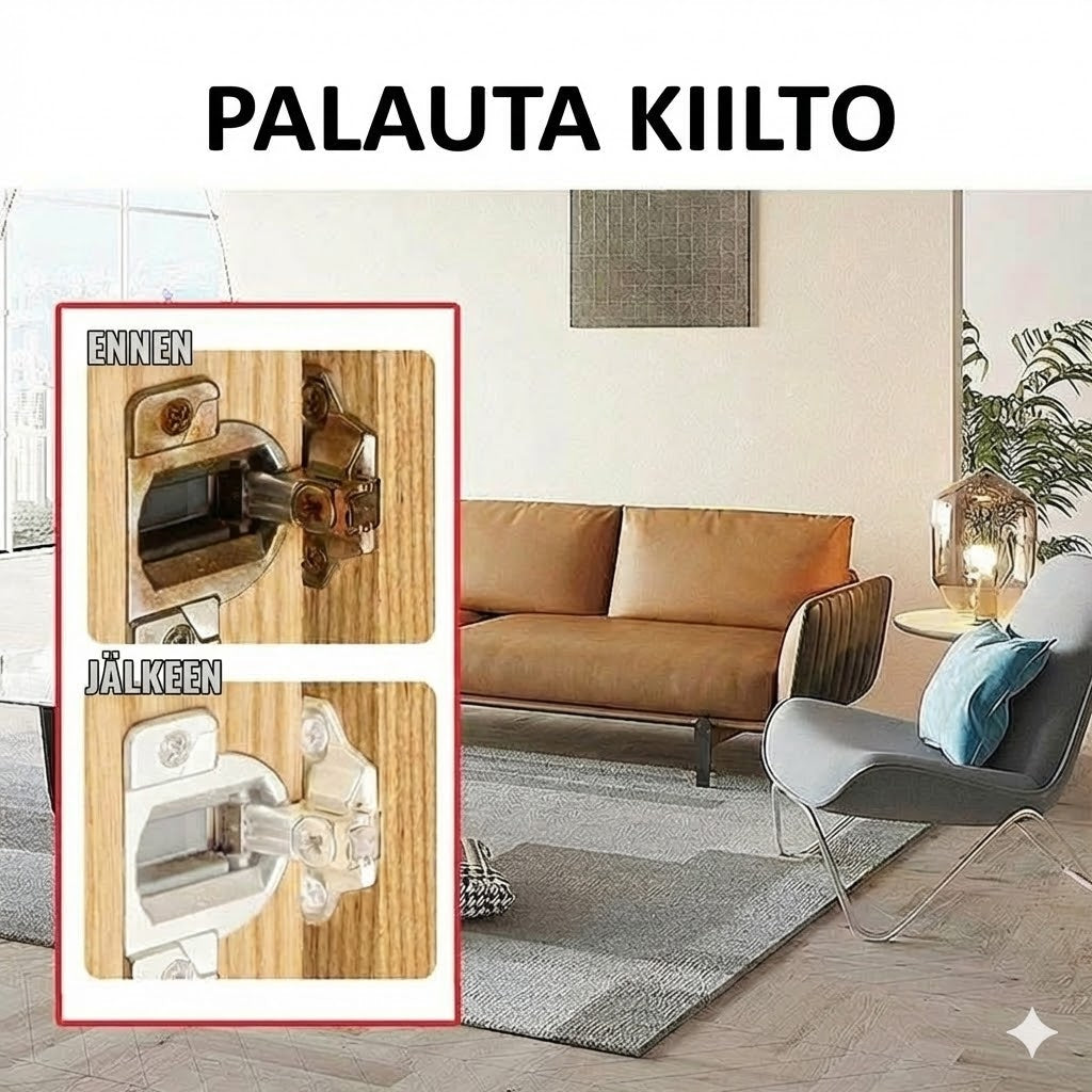 Tehokas ruosteenpoistaja ja -muunnin