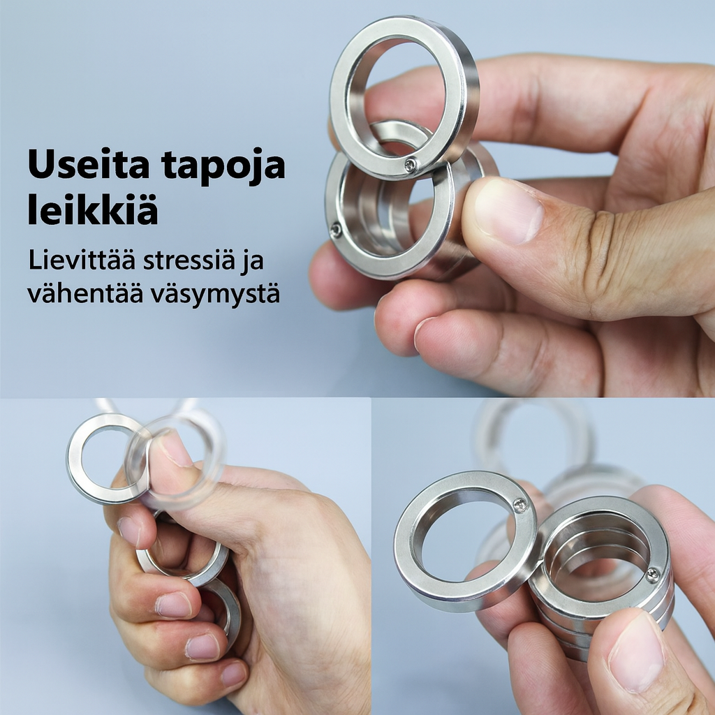 Taitettava itsepuolustusrengas