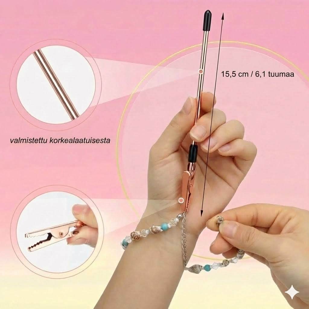 Rannekkeen lukkoapuväline