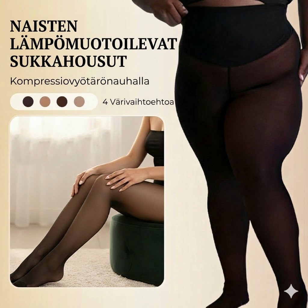 Korkeavyötäröiset muotoilevat leggingsit: Korjaavat ja näkymätöntä vyötäröä