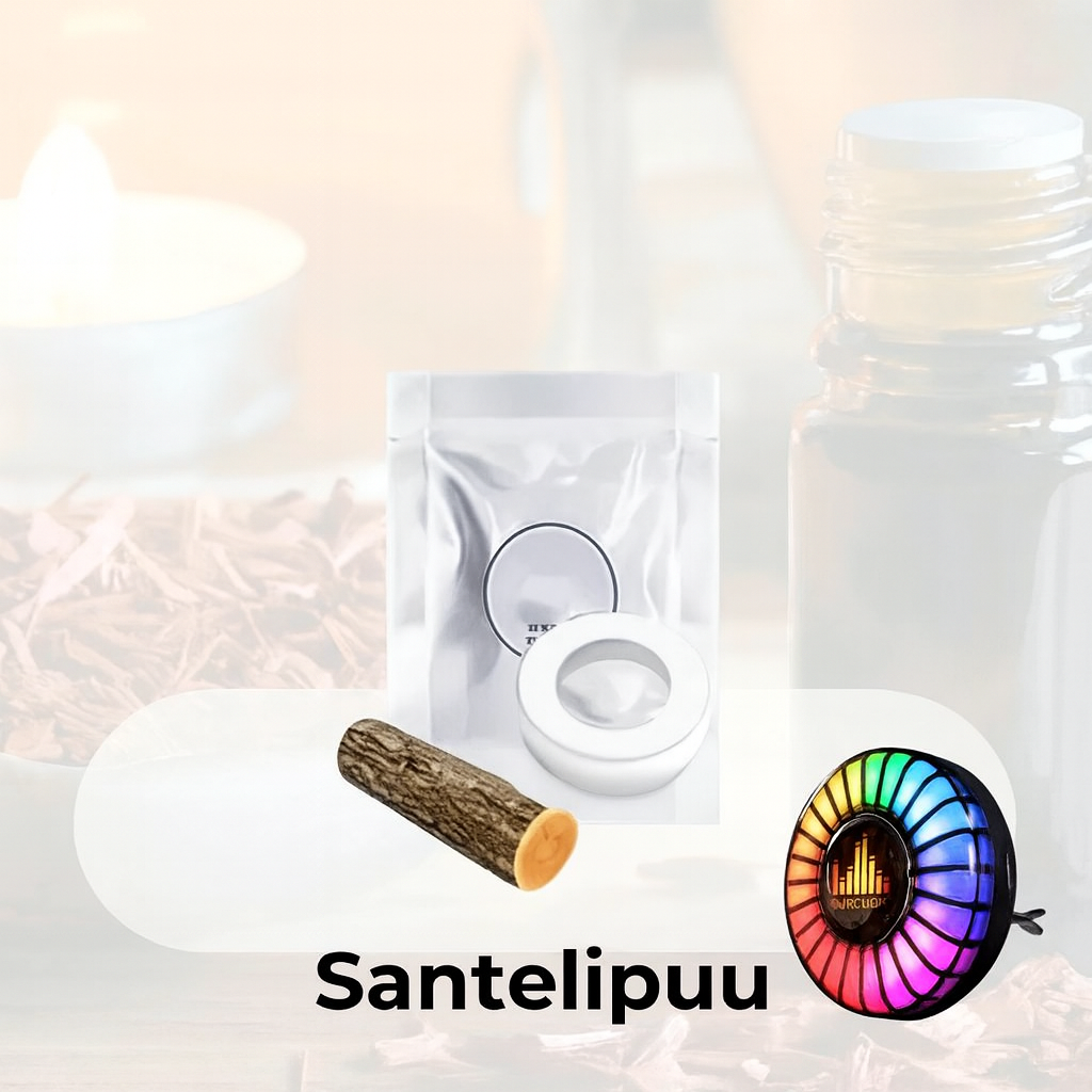 Musical Rhythm LED -autovalo (aromidiffuusorilla)