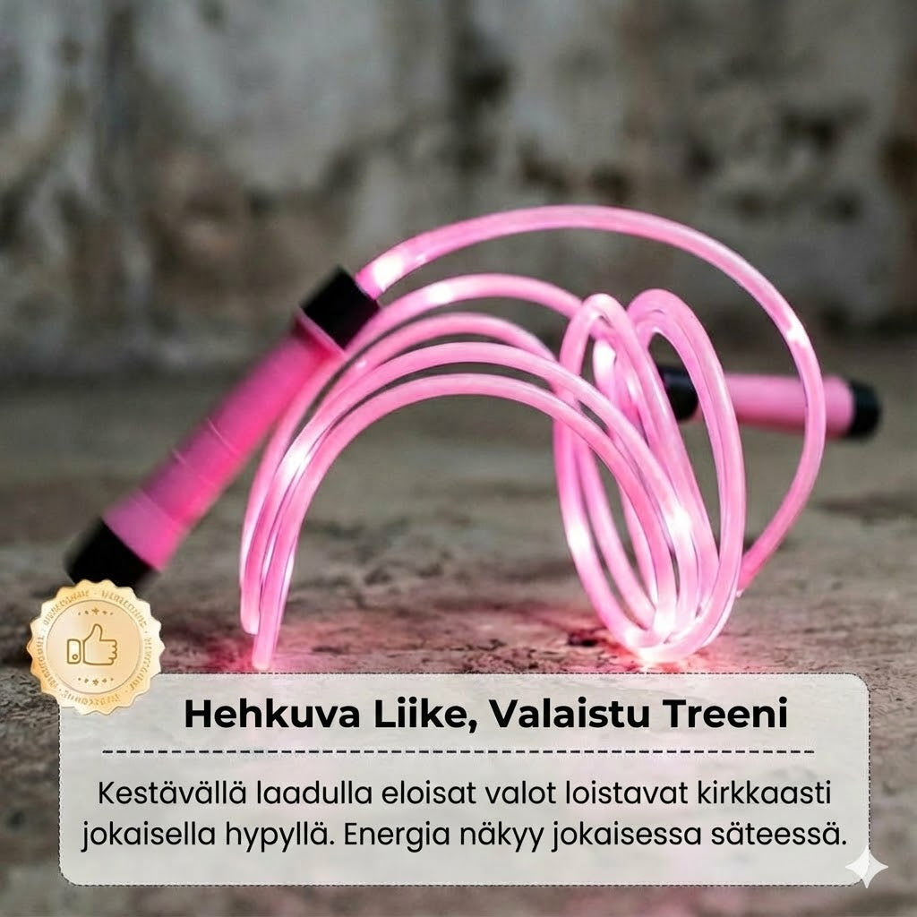 LED-valaistu hyppynaru lapsille