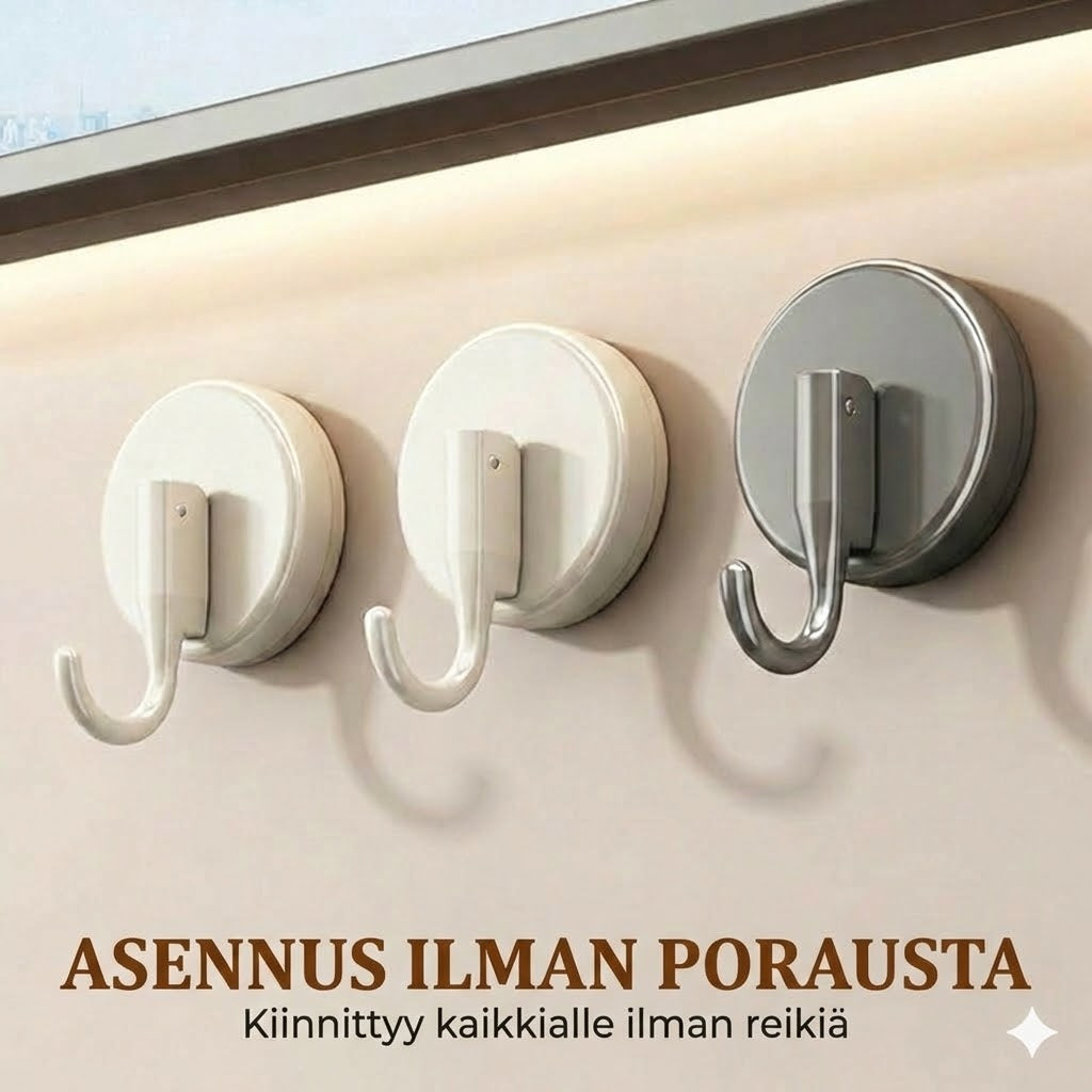 Erittäin vahva imukuppikoukku