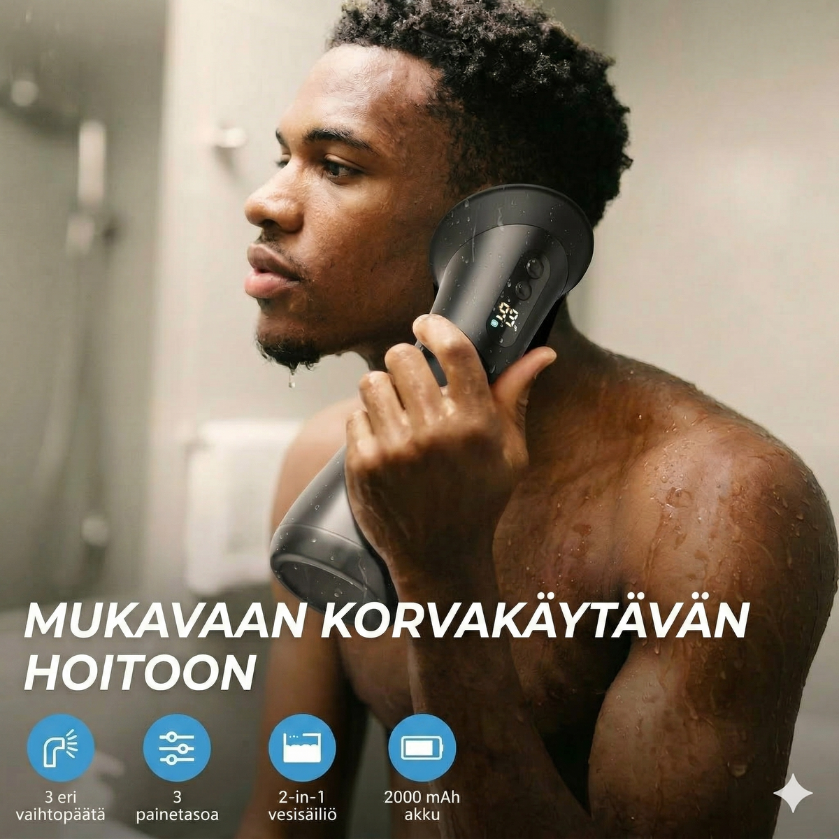 Sähköinen korvanpuhdistuslaite
