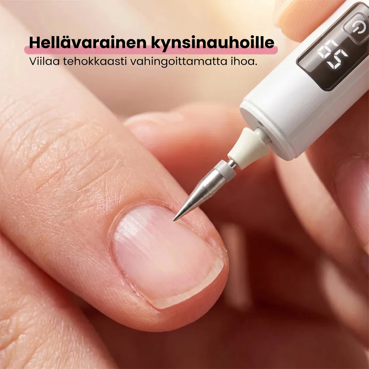Sähköinen kynsipora digitaalisella nopeudensäädöllä