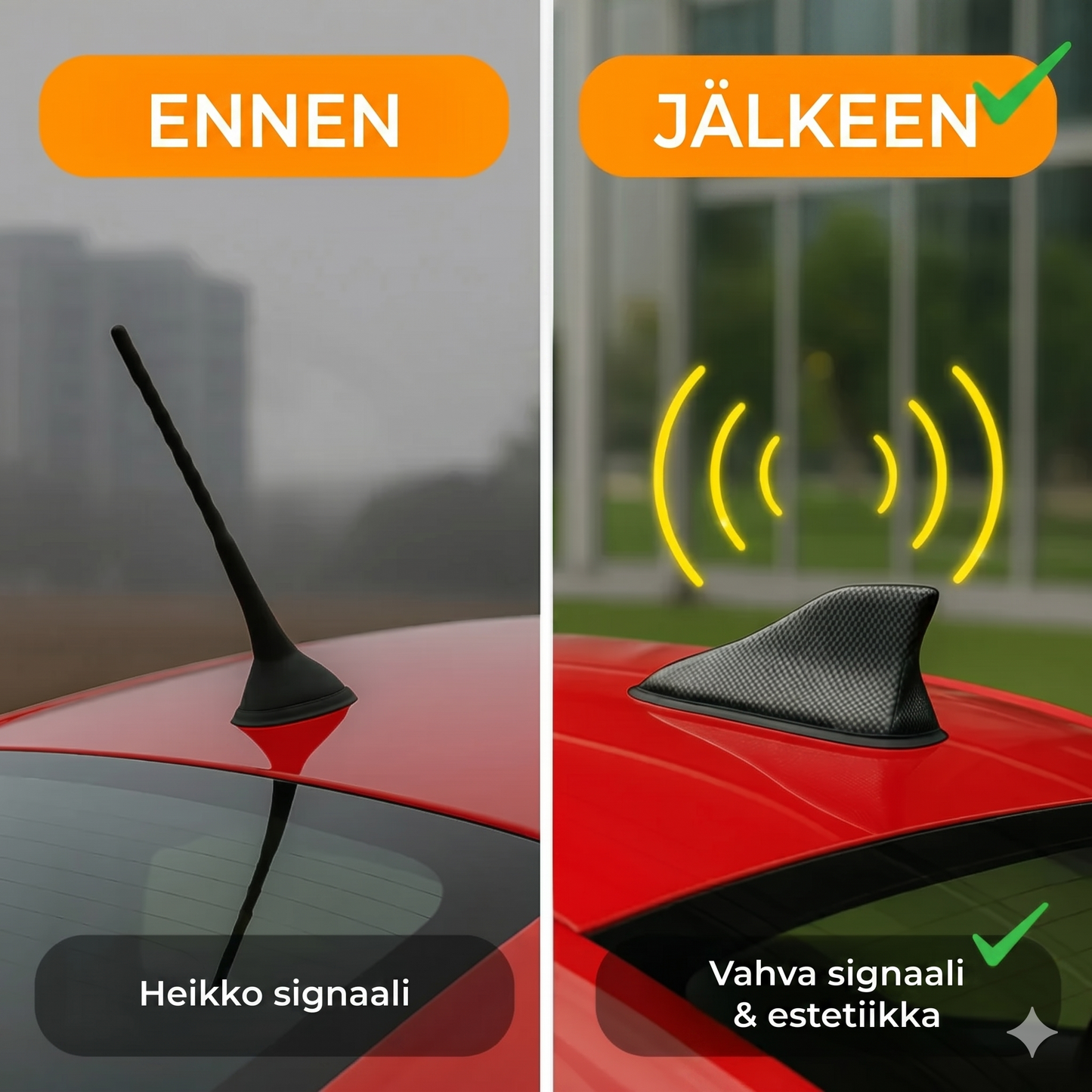 Shark-autoantennivahvistin – ylivertainen radiovastaanotto