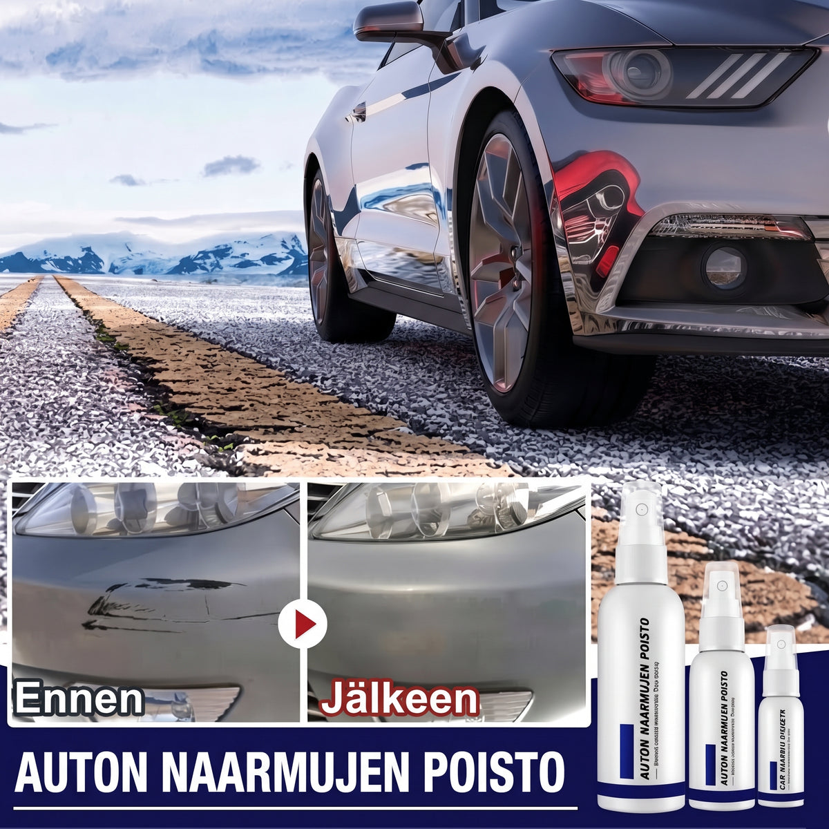 Auton naarmujenpoistosuihke 100 ml