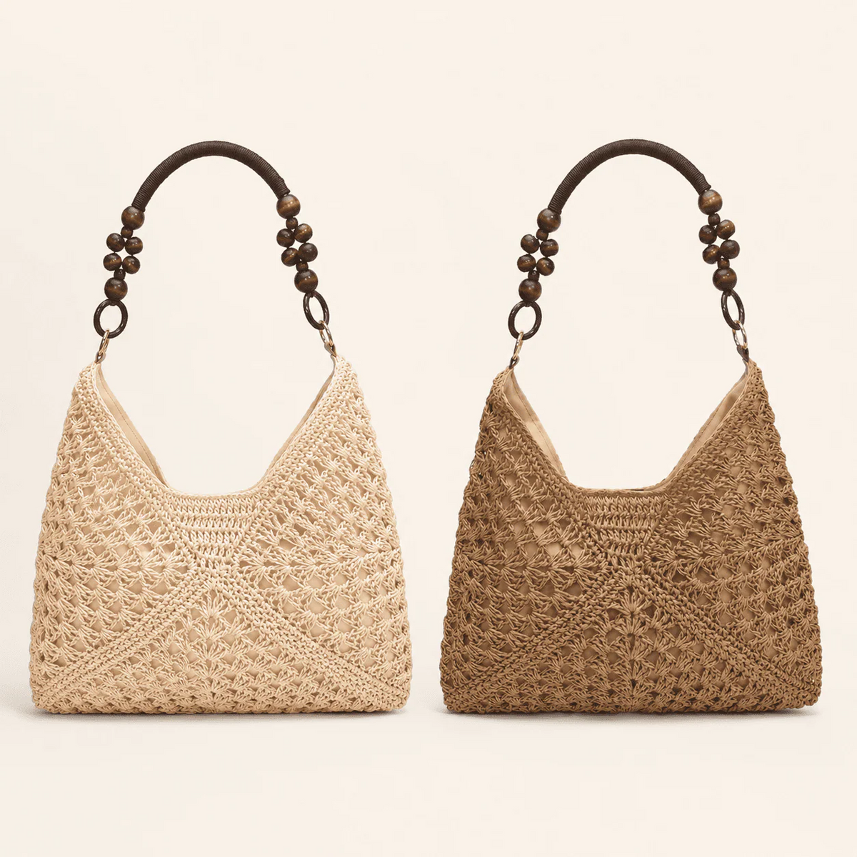 Boho Classic kudottu ostoskassi