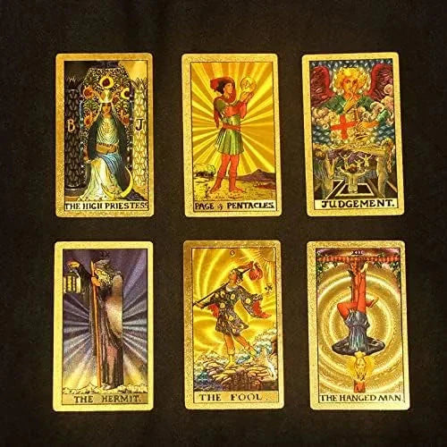 Ylellinen Tarot-kultapainos