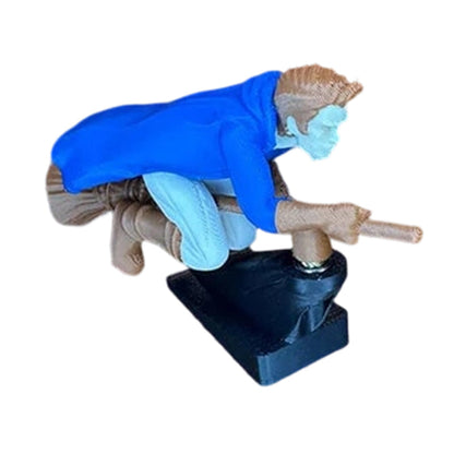 Maaginen luudanvarsi auton kojelaudan koriste