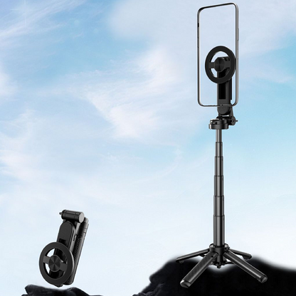 4-in-1 Magneettinen selfiekeppi 360 asteen kääntömahdollisuudella