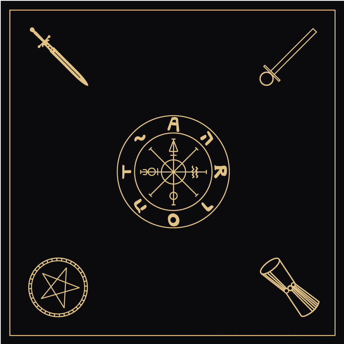 Ylellinen Tarot-kultapainos