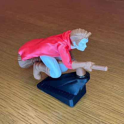 Maaginen luudanvarsi auton kojelaudan koriste