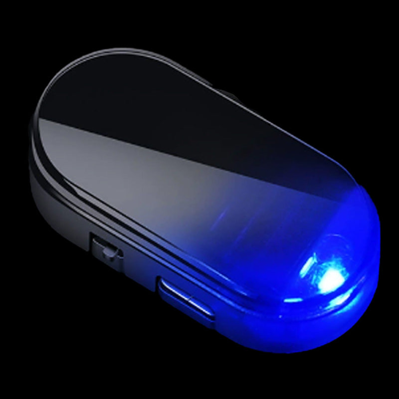 Aurinkoenergialla toimiva auton turvavalo (2 kpl)