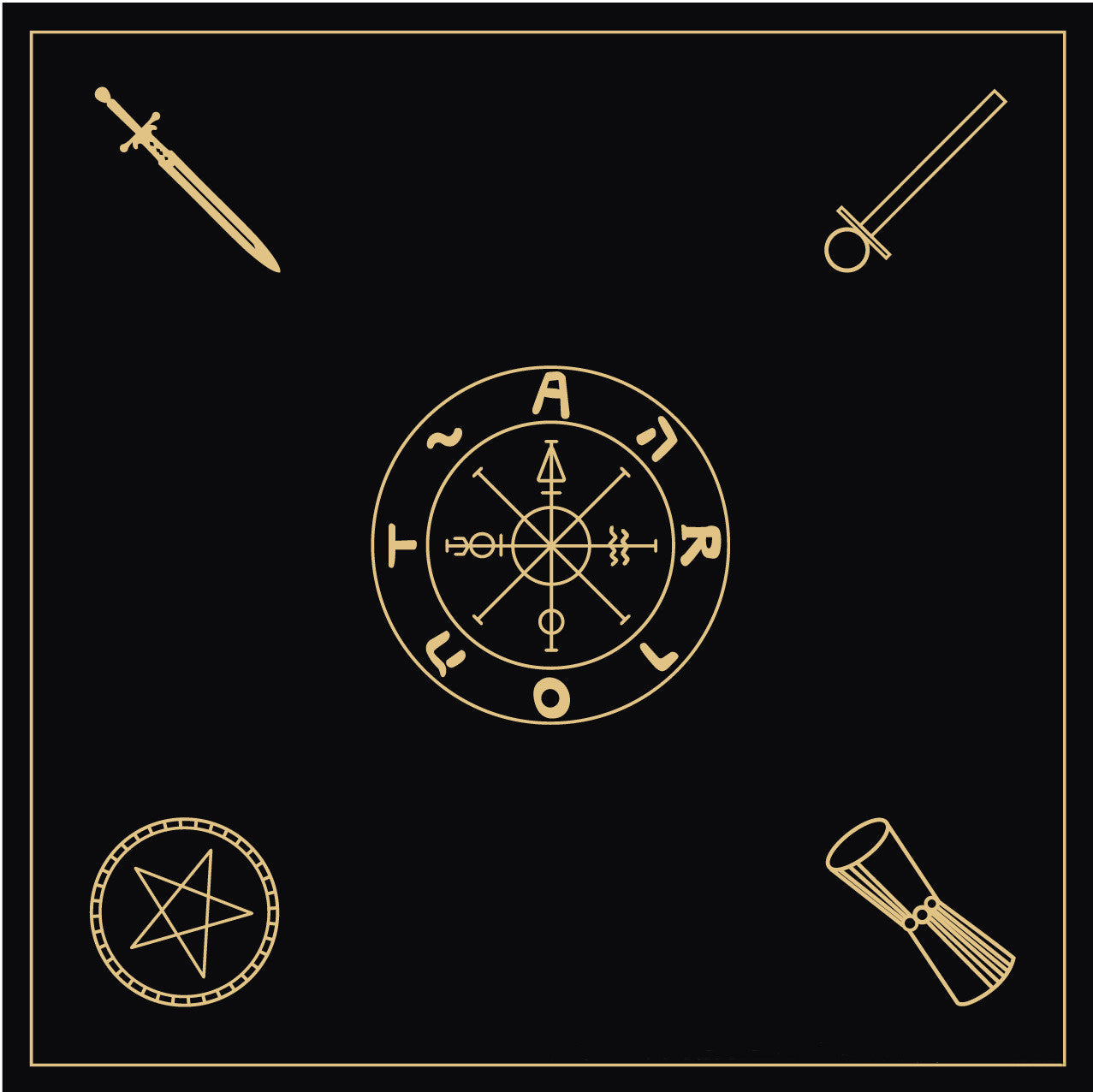 Ylellinen Tarot-kultapainos