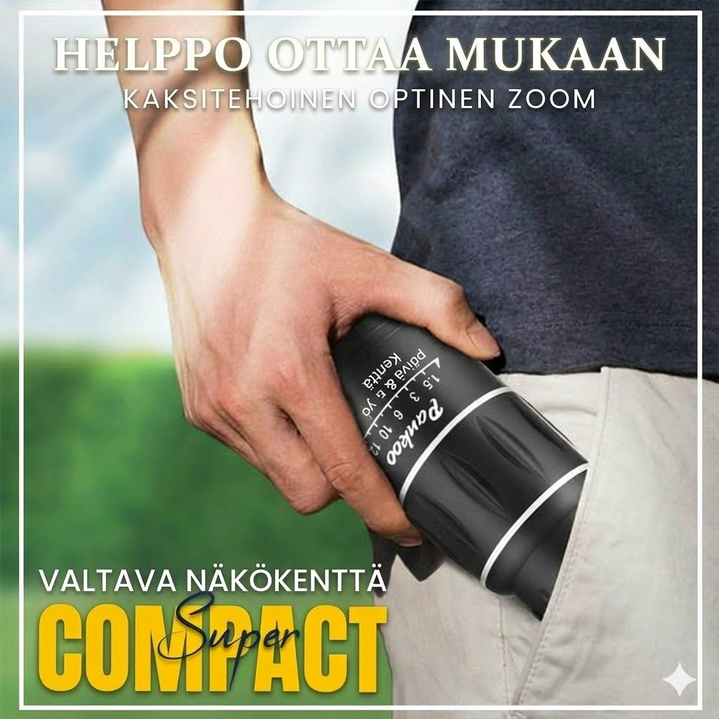 16x52 Monokulaarinen kaksoisoptinen zoom-teleskooppi