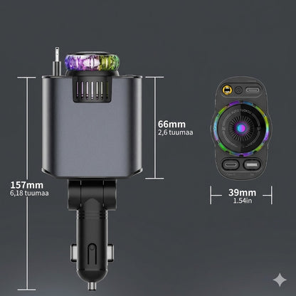 5-in-1-laturi aromidiffuuserilla ja tähtitaivaalla