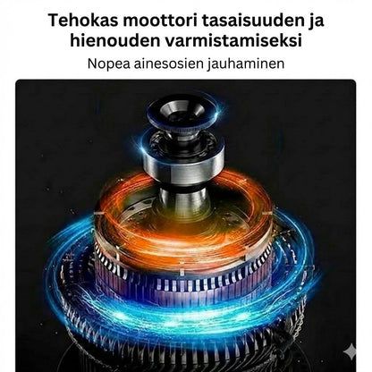 Monitoiminen sähköinen hiomakone kotikäyttöön