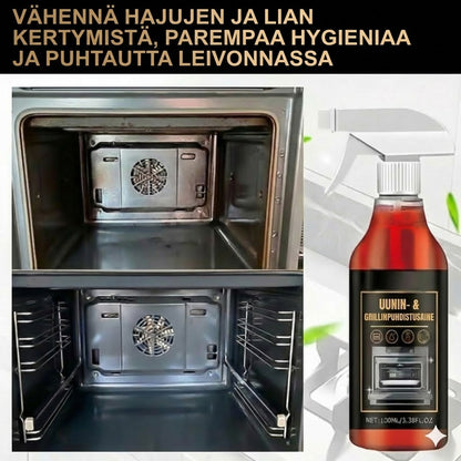 Uunin ja grillin puhdistussuihke