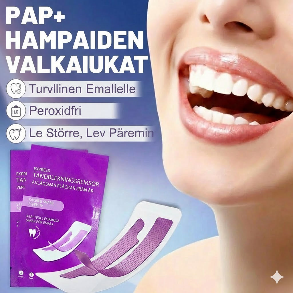 Hampaiden valkaisuliuskat