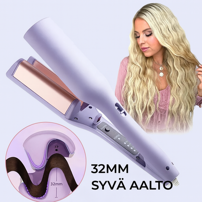 V-muotoinen aaltoileva kiharrin