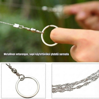 Ulkona käytettävä vaijerisaha: välttämätön selviytymistyökalu