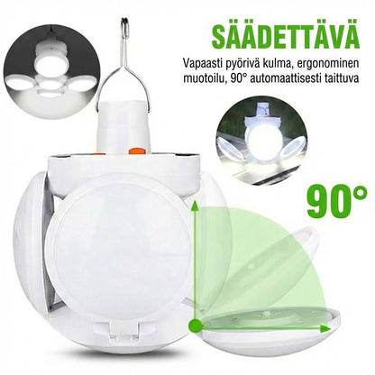 Aurinkokäyttöinen Monitoiminen Taitettava Jalkapallovalo