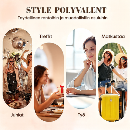 Elegantti kultainen kukkariipuskaulakoru