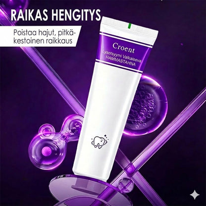 Lysotsyymi kirkastava tahranpoistohammastahna