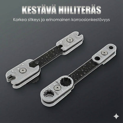 Monitoiminen säädettävä jakoavain autoille