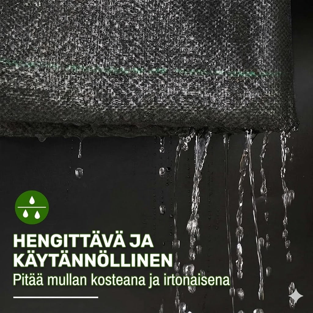 Biohajoava rikkaruohokangas