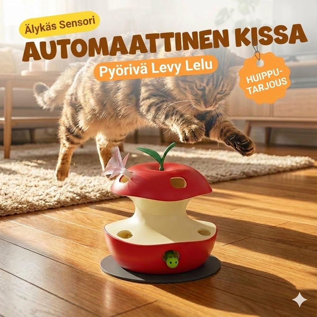 Älykäs automaattinen kissanlelu