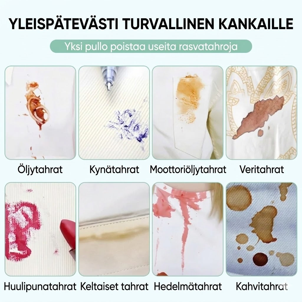 Vaatteiden tahranpoistosuihke