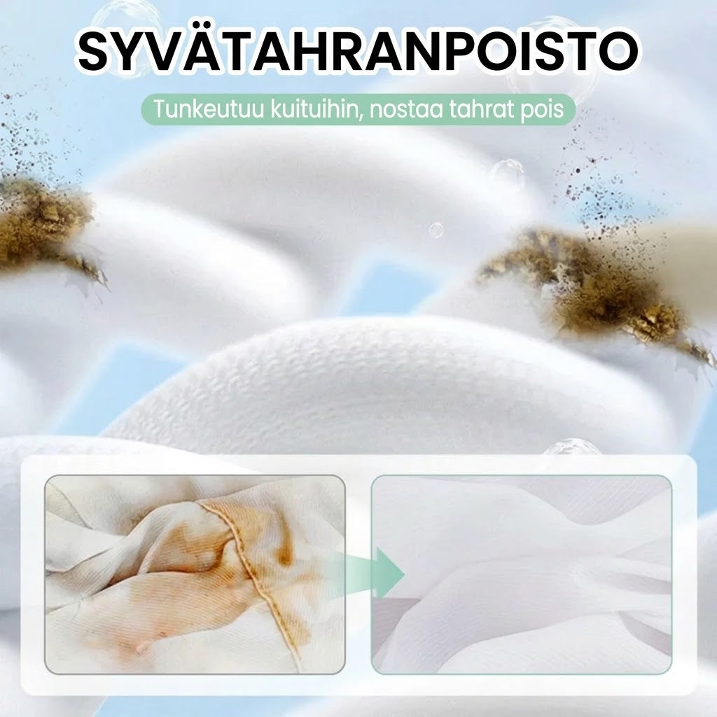 Vaatteiden tahranpoistosuihke