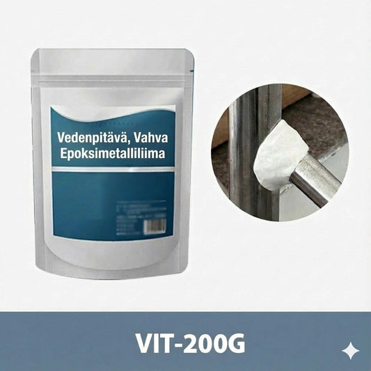 Erittäin vahva metalliepoksi (iskunkestävä)