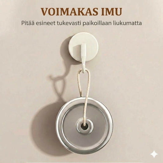 Erittäin vahva imukuppikoukku