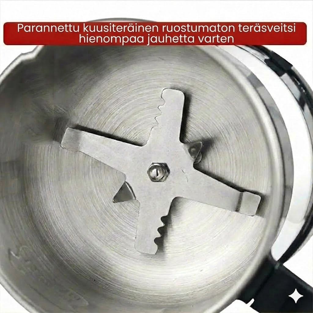 Monitoiminen sähköinen hiomakone kotikäyttöön