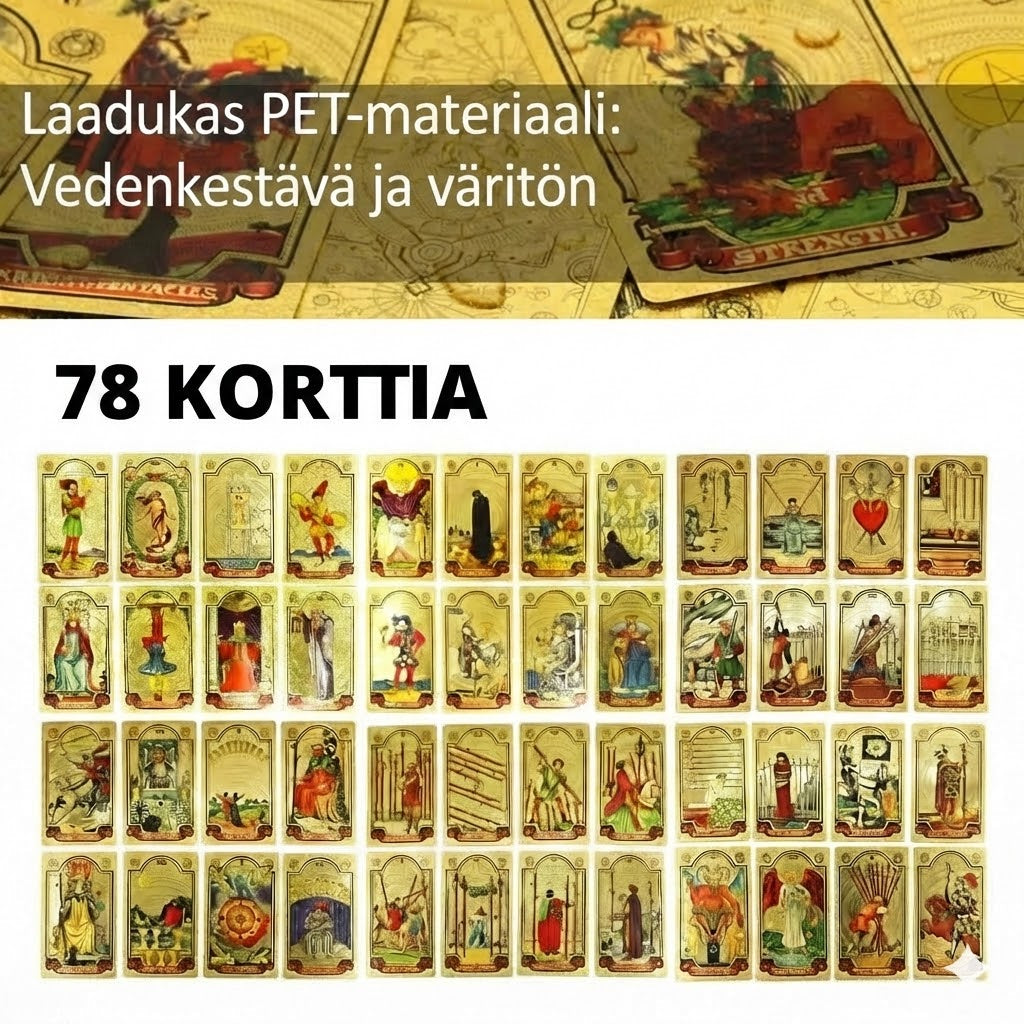 Ylellinen Tarot-kultapainos