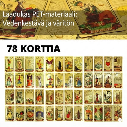 Ylellinen Tarot-kultapainos
