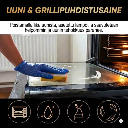 Uunin ja grillin puhdistussuihke