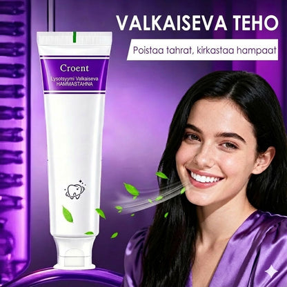 Lysotsyymi kirkastava tahranpoistohammastahna