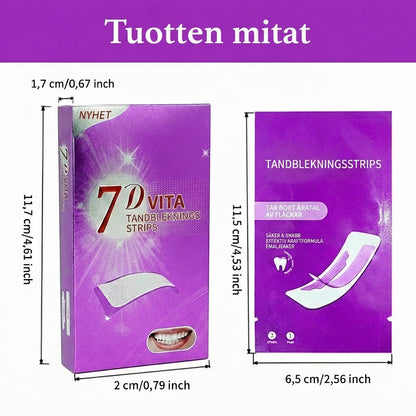 Hampaiden valkaisuliuskat