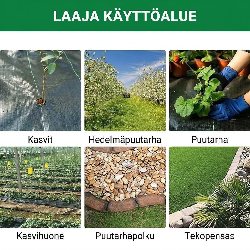 Biohajoava rikkaruohokangas