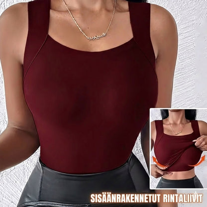 Lämpötoppi: kyllä Sisäänrakennettu rintaliivi (U-kaula)