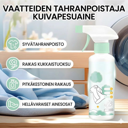 Vaatteiden tahranpoistosuihke